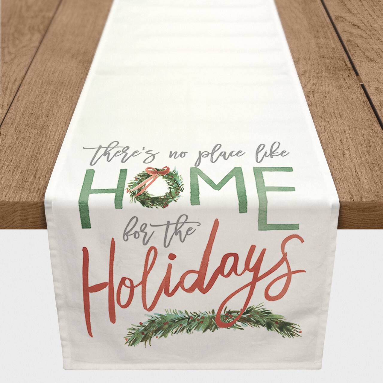 Home for the Holidays 16" x 90" Cotton Twill Runner